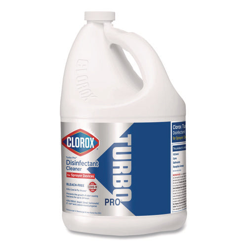 Image of Clorox® Turbo Pro Disinfectant Cleaner For Sprayer Devices, 121 Oz Bottle, 3/carton