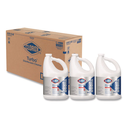 Image of Clorox® Turbo Pro Disinfectant Cleaner For Sprayer Devices, 121 Oz Bottle, 3/carton