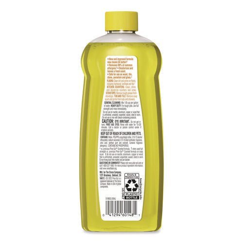 Image of Pine-Sol® Multi-Surface Cleaner Concentrated, Lemon Fresh Scent, 14 oz Bottle, 12/Carton