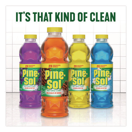Image of Pine-Sol® Multi-Surface Cleaner Concentrated, Lemon Fresh Scent, 14 oz Bottle, 12/Carton