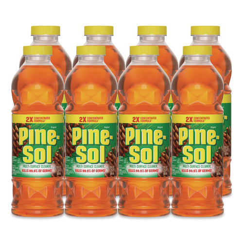 Image of Pine-Sol® Multi-Surface Cleaner Disinfectant Concentrated, Pine Scent, 20 oz Bottle, 8/Carton