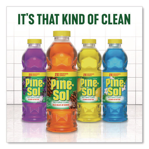 Image of Pine-Sol® Multi-Surface Cleaner Concentrated, Lavender Clean, 24 oz Bottle, 12/Carton
