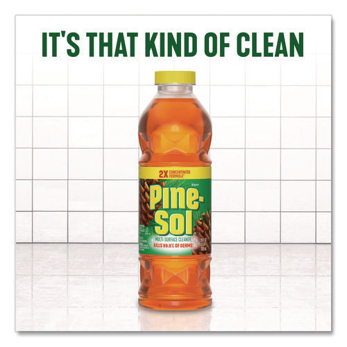 Image of Pine-Sol® Multi-Surface Cleaner Disinfectant Concentrated, Pine Scent, 80 oz Bottle, 6/Carton
