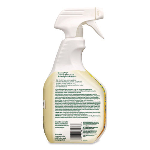 Image of Clorox® Clorox Pro EcoClean Multipurpose Cleaner, Unscented, 32 oz Spray Bottle