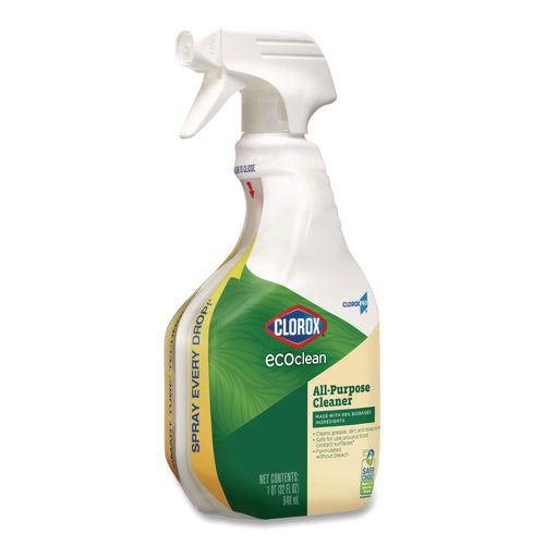 Image of Clorox® Clorox Pro EcoClean All-Purpose Cleaner, Unscented, 32 oz Spray Bottle, 9/Carton