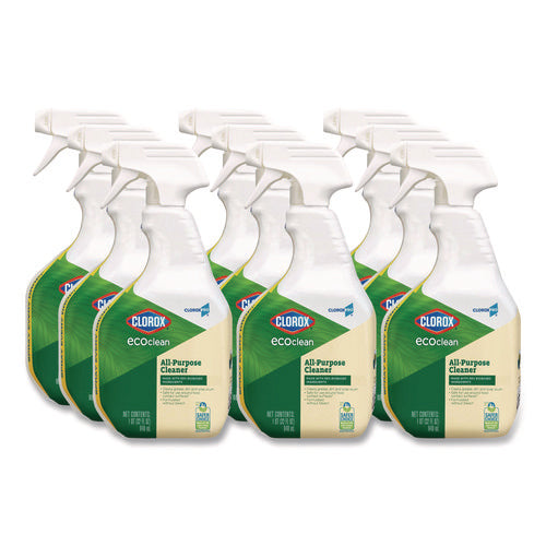 Image of Clorox® Clorox Pro EcoClean All-Purpose Cleaner, Unscented, 32 oz Spray Bottle, 9/Carton