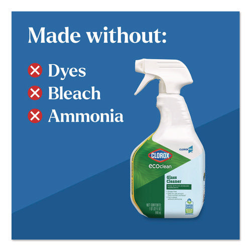 Image of Clorox® Clorox Pro EcoClean Glass Cleaner, Unscented, 32 oz Spray Bottle