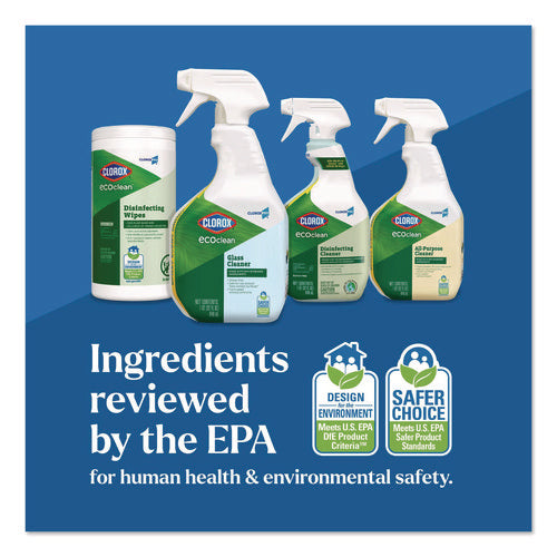 Image of Clorox® Clorox Pro EcoClean Glass Cleaner, Unscented, 32 oz Spray Bottle