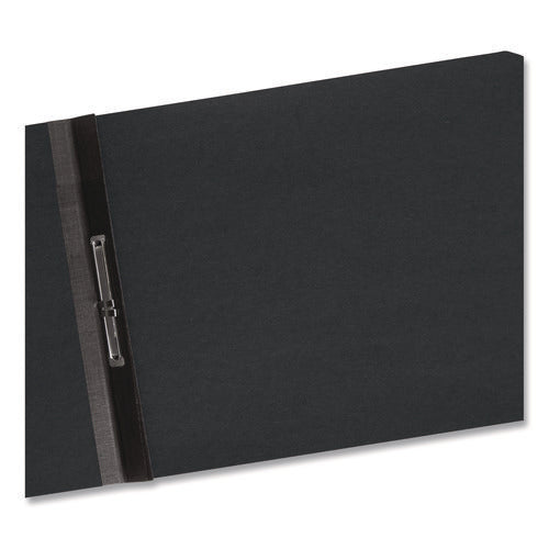 Image of Smead Prong Fastener Premium Pressboard Report Cover, Two-Piece Prong Fastener, 2" Capacity, 8.5 X 11, Black/black