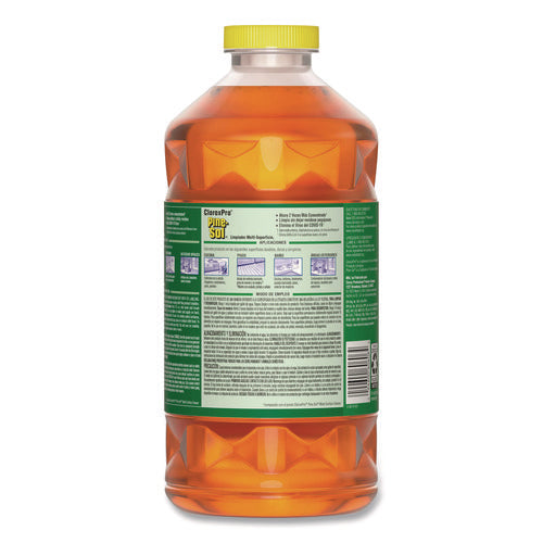 Image of Pine-Sol® CloroxPro Multi-Surface Cleaner Disinfectant Concentrated, Original Pine Scent, 80 oz Bottle, 3/Carton