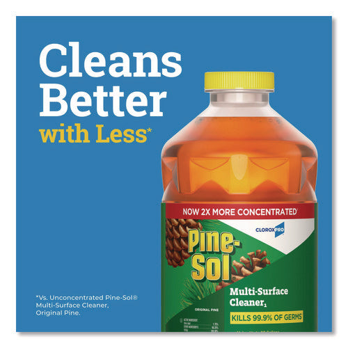 Image of Pine-Sol® CloroxPro Multi-Surface Cleaner Disinfectant Concentrated, Original Pine, 80 oz Bottle