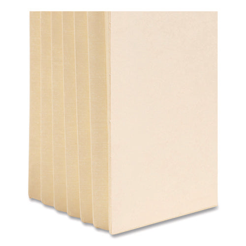 Image of Smead Manila End Tab Tuff Pockets, 5.25" Expansion, Letter Size, Manila, 10/box