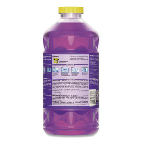 Image of Pine-Sol® CloroxPro Multi-Surface Cleaner Concentrated, Lavender Clean Scent, 80 oz Bottle, 3/Carton
