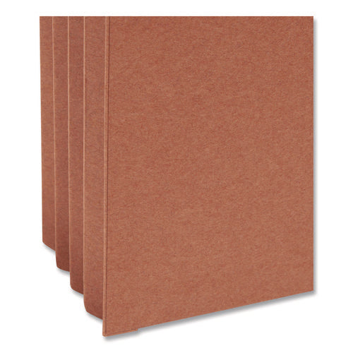 Image of Smead Supertab Pockets, 3.5" Expansion, Letter Size, Redrope, 25/box
