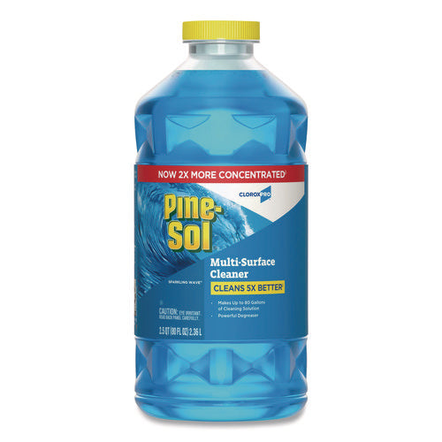 Image of Pine-Sol® CloroxPro Multi-Surface Cleaner Concentrated, Sparkling Wave Scent, 80 oz Bottle