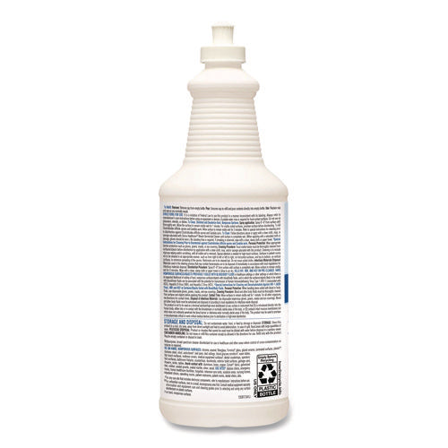 Image of Clorox Healthcare® Bleach Germicidal Cleaner, 32 Oz Pull-Top Bottle, 6/carton