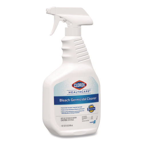 Image of Clorox Healthcare® Bleach Germicidal Cleaner, 32 Oz Spray Bottle