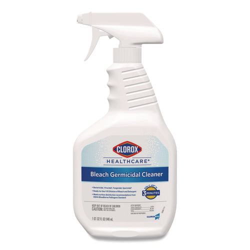 Image of Clorox Healthcare® Bleach Germicidal Cleaner, 32 Oz Spray Bottle