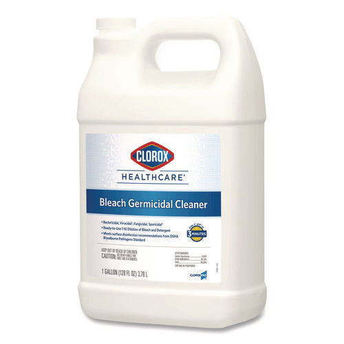 Image of Clorox Healthcare® Bleach Germicidal Cleaner, 128 Oz Refill Bottle
