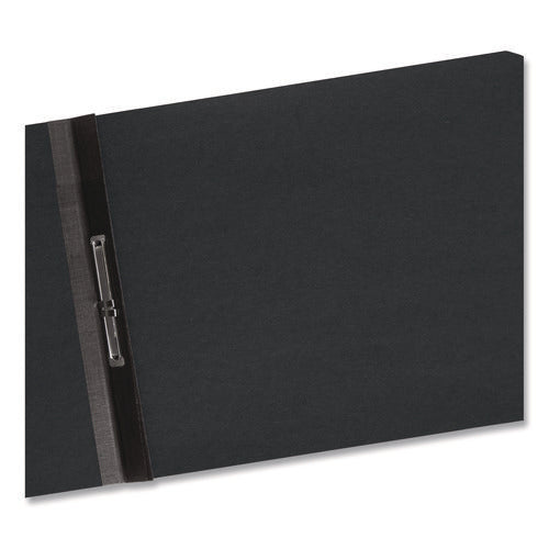 Image of Smead Prong Fastener Premium Pressboard Report Cover, Two-Piece Prong Fastener, 2" Capacity,  8.5 x 11, Black/Black
