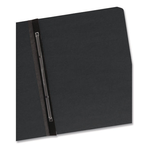 Image of Smead Prong Fastener Premium Pressboard Report Cover, Two-Piece Prong Fastener 3" Capacity, 8.5 X 11, Black/black