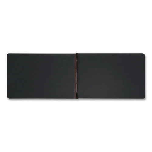 Image of Smead Prong Fastener Pressboard Report Cover, Two-Piece Prong Fastener, 3" Capacity, 11 X 17, Black/black