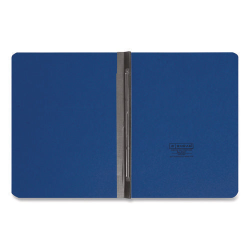 Image of Smead Prong Fastener Pressboard Report Cover, Two-Piece Prong Fastener, 3" Capacity, 8.5 X 11, Dark Blue/dark Blue