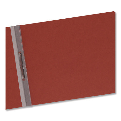 Image of Smead Prong Fastener Premium Pressboard Report Cover, Two-Piece Prong Fastener, 2" Capacity, 8.5 X 11, Red/red