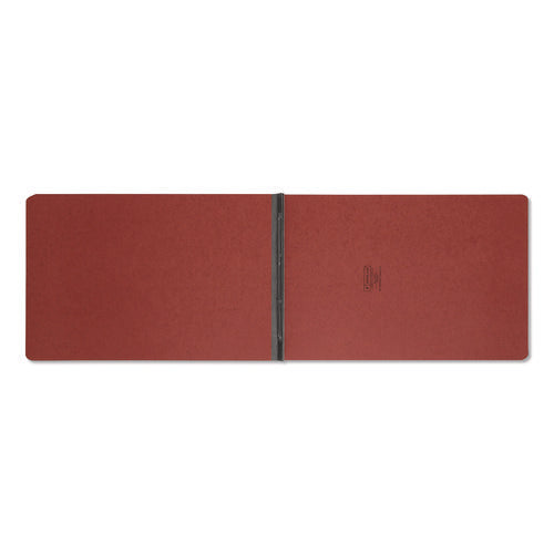 Image of Smead Prong Fastener Pressboard Report Cover, Two-Piece Prong Fastener, 3" Capacity, 11 X 17, Red/red