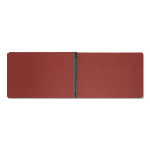 Image of Smead Prong Fastener Premium Pressboard Report Cover, Two-Piece Prong Fastener, 3" Capacity, 11 X 17, Red/red