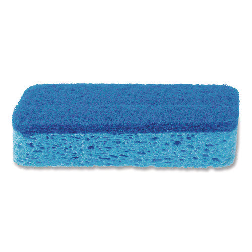 Image of S.O.S.® All Surface Scrubber Sponge, 2.5 X 4.5, 0.9" Thick, Dark Blue, 12/carton