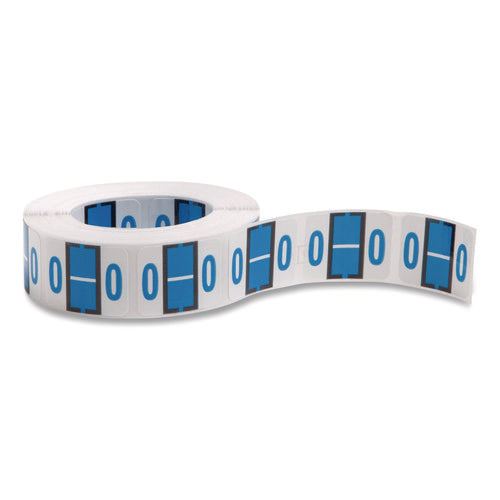 Image of Smead A-Z Color-Coded End Tab Filing Labels, O, 1 X 1.25, White, 500/roll