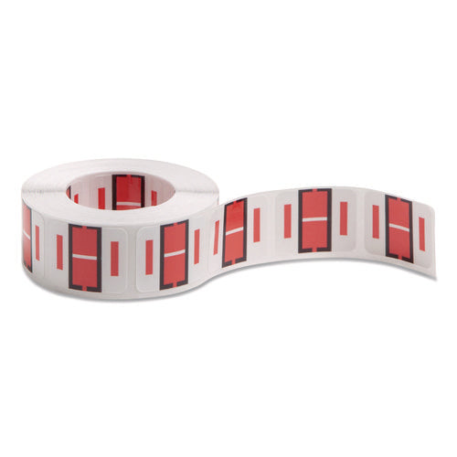 Image of Smead A-Z Color-Coded End Tab Filing Labels, I, 1 X 1.25, White, 500/roll