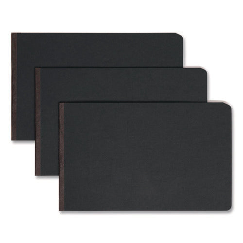 Image of Smead Prong Fastener Pressboard Report Cover, Two-Piece Prong Fastener, 2" Capacity, 8.5 X 14, Black/black