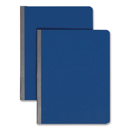 Image of Smead Prong Fastener Pressboard Report Cover, Two-Piece Prong Fastener, 3" Capacity, 8.5 X 11, Dark Blue/dark Blue