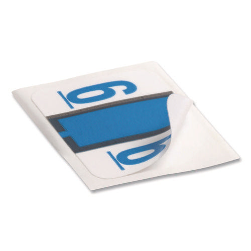 Image of Smead Numerical End Tab File Folder Labels, 6, 1 X 1.25, White, 500/roll