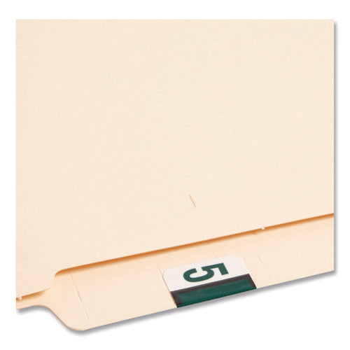 Image of Smead Numerical End Tab File Folder Labels, 5, 1 X 1.25, White, 500/roll