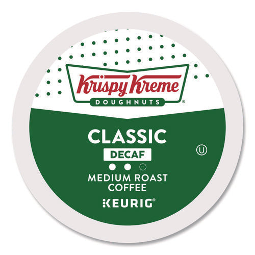 Image of Krispy Kreme Doughnuts® Classic Decaf Coffee K-Cups, Medium Roast, 24/box