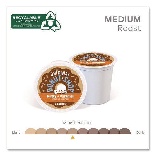Image of The Original Donut Shop® Nutty Plus Caramel K-Cup, 0.34 Oz, 24/box