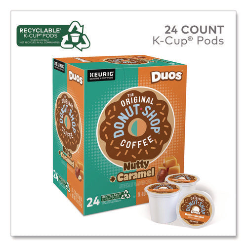 Image of The Original Donut Shop® Nutty Plus Caramel K-Cup, 0.34 Oz, 24/box