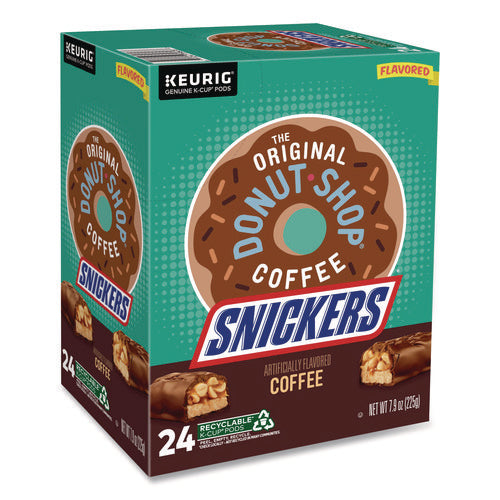 Image of The Original Donut Shop® SNICKERS Flavored Coffee K-Cups, 24/Box