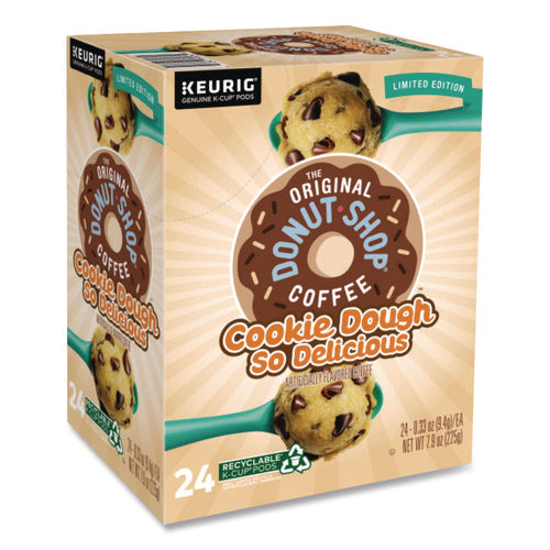 Image of The Original Donut Shop® Cookie Dough So Delicious K-Cups, 0.3 oz K-Cup, 24/Box