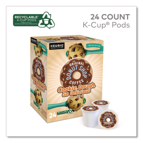Image of The Original Donut Shop® Cookie Dough So Delicious K-Cups, 0.3 oz K-Cup, 24/Box
