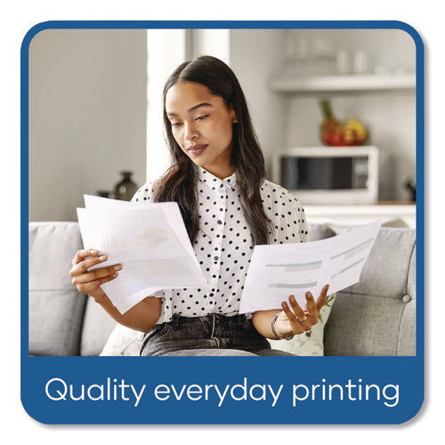 Image of Universal® High-Bright Multipurpose Paper, 20 lb Bond Weight, 8.5 x 11, Bright White, 500 Sheets/Ream, 5 Reams/Carton