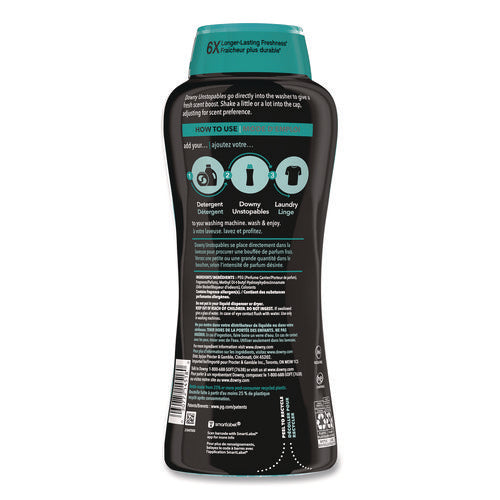 Image of Downy® Unstoppables In-Wash Scent Booster Beads, Fresh Scent, 30.1 oz Canister
