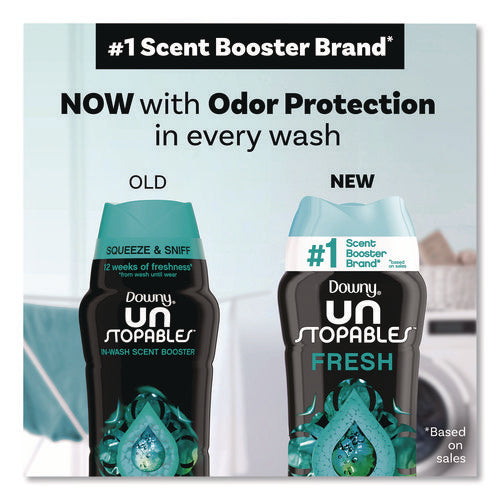 Image of Downy® Unstoppables In-Wash Scent Booster Beads, Fresh Scent, 30.1 oz Canister