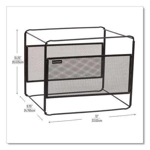 Image of Mind Reader Hanging File Folder Organizer, Letter Size, 13" Long, Black