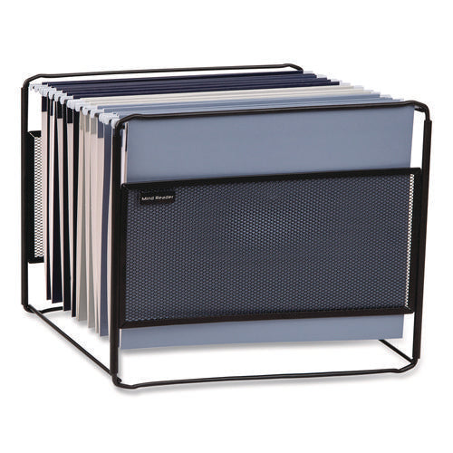 Image of Mind Reader Hanging File Folder Organizer, Letter Size, 13" Long, Black