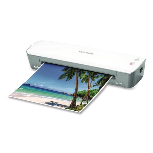 Image of Fellowes® Ion 95 Thermal Laminator, Two Rollers, 9.5" Max Document Width, 5 mil Max Document Thickness