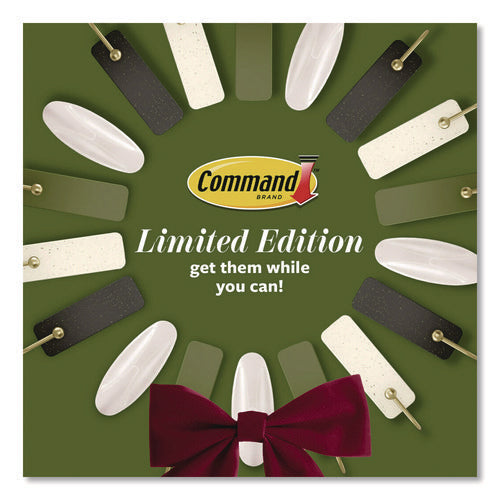 Image of Command Limited Edition Hooks and Clips, Vanilla Bean, 3 lb Capacity, 2 Hooks, 8 Clips and 12 Strips/Pack